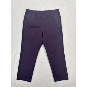 Adidas Track Jogger Pants Men Size XL Purple Black 3 Stripe‎ Drawstring Waist